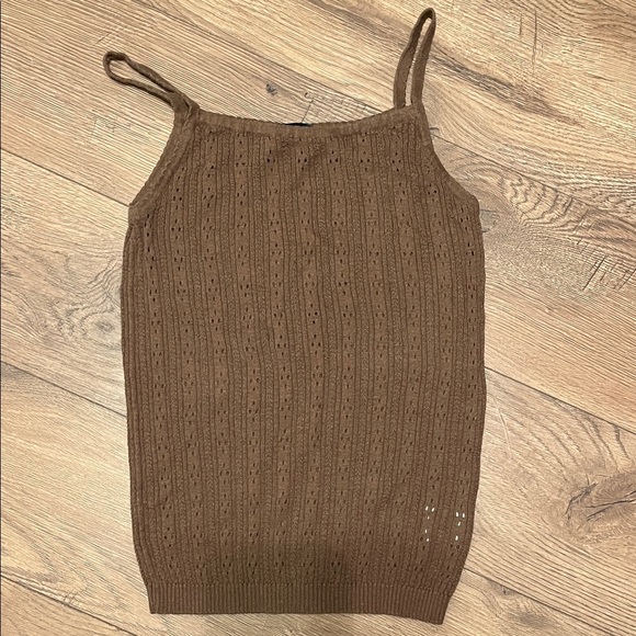 Brandy Melville Brown Knit Camisole - Picture 1 of 2